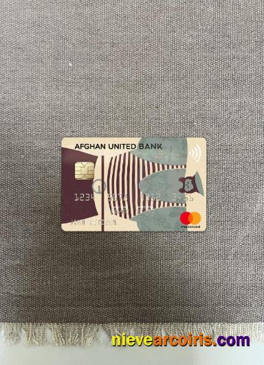 Afghanistan Afghan United Bank mastercard photolook